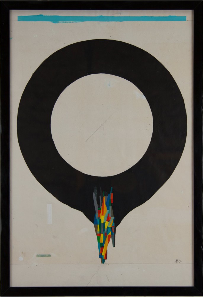 guido bisagni: Serie dei cerchi, datata 2010
